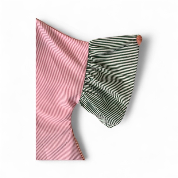 Colorblock Button-Up Dress - Picture 5 of 6